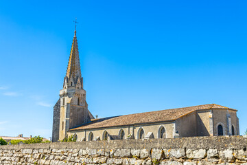 Notre-Dame-de-l'Assomption church in Sainte-Marie-de-Ré, France