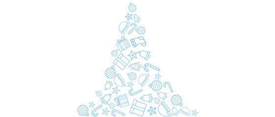  christmas vector line art decoration elements , christmas happy new year doodles vector eps 10