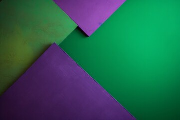  a close-up view of a vibrant green and purple wall 