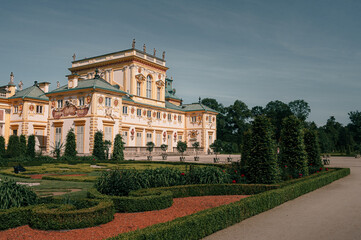 Fototapeta na wymiar Palace in Wilanow