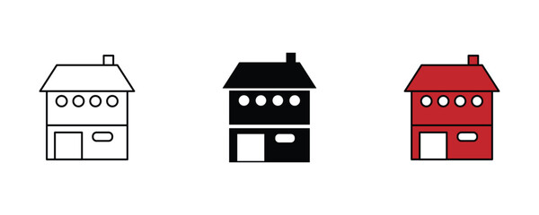 home icon design, illustration design