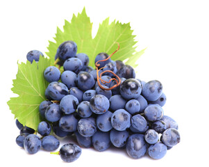 Bunch of grapes isolated