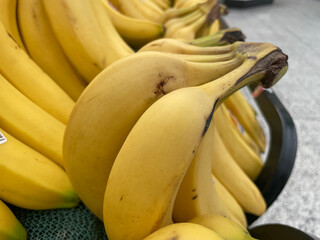 Tropical Abundance: Fresh Bananas at the Market