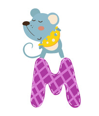 English Letter with Animal