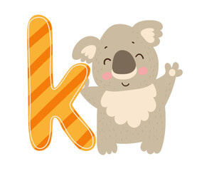 English Letter with Animal