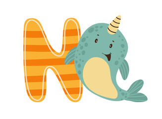 English Letter with Animal