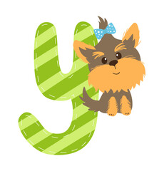 English Letter with Animal