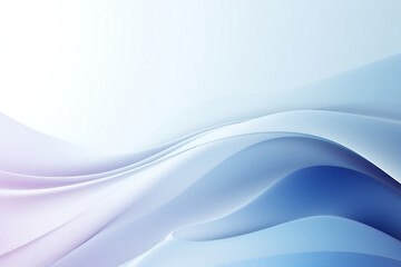 Fototapeta premium a blue, gray and white abstract background with blue waves, in the style of clean lines, pure forms, light sky-blue and light maroon, sony alpha a1, transparency and lightness, precise detailing, 