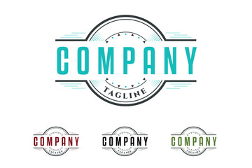 Circle Monogram vector