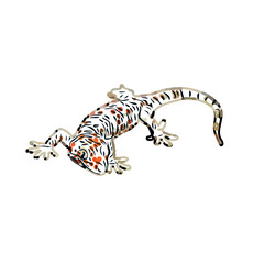 color sketch of gecko with transparent background