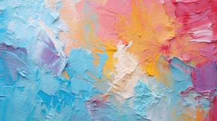 Colorful paint splashing abstract background. Generative Ai