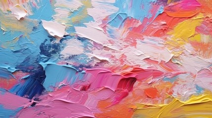 Colorful paint splashing abstract background. Generative Ai
