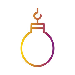 Exercise Gym Line Gradient Line Icon