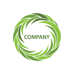 Green leaf ecology nature element.  logo design vector illustration. leaves green nature logo and symbol.
