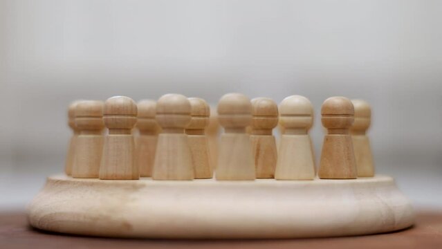 baby boy playing at home wooden memory matchstick chess game, funny block board.child kid sitting on floor putting on or remove pieces.spinning board, throwing cube,colorful pieces 4k