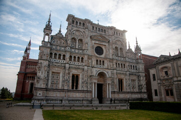 Fototapeta premium Certosa di Pavia and its courtyards