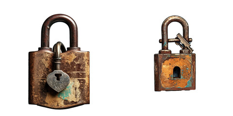 Old padlock key