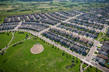 Aerial Majesty: Stonebridge, Saskatoon, Saskatchewan Expanse