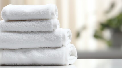 Towels new design with copy space for text