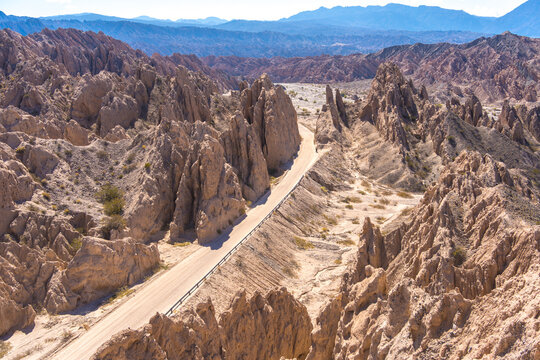 QUEBRADA DE LAS FLECHAS, ROUTE 40, SECTION CAFAYATE - CACHI. ROUTE 40, NORTH ARGENTINE.