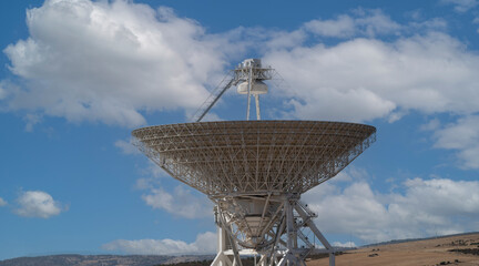 Sardinia Radio Telescope used for space exploration and is located in San Basilio in central Sardinia.