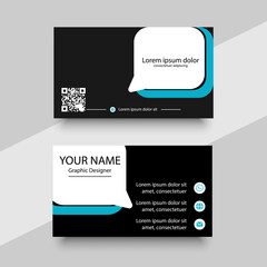 Business card template corporate brand identity design.

