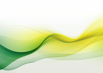 緑色の波型幾何学抽象背景