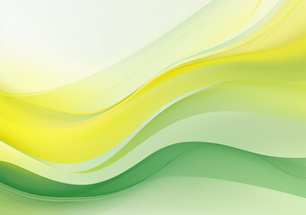 緑色の波型幾何学抽象背景