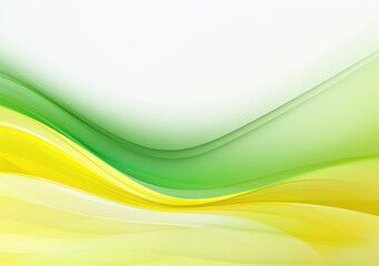 緑色の波型幾何学抽象背景