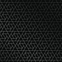 Opulent Sophistication: Seamless Geometric Vector Background with Elegantly Ornate Line Abstractions