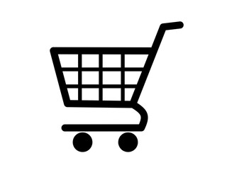 shopping cart icon with trendy design. shopping icon