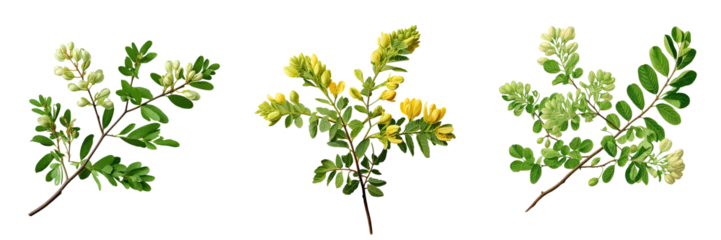  The European tree known as False Acacia bears black locust branches flowers and leaves © TheWaterMeloonProjec