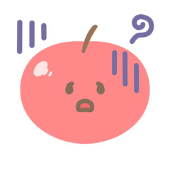 ゆるかわいいりんごちゃん8☆PNG