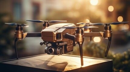 Embrace the era of autonomous logistics with a drone cargo system, showcasing the next step in efficient and swift package delivery.