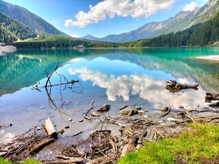 lake in the mountains