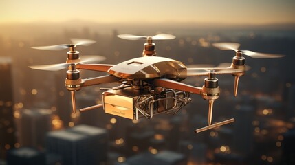 Enter a new dimension of conveyance where drones navigate freely, shining a light on the vast potential of cargo transportation through autonomous means.

