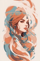 Portrait of a woman "Generative AI"