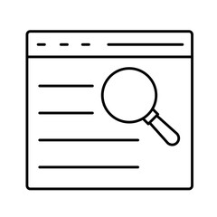 Search optimization Vector icon which can easily modify or edit  

