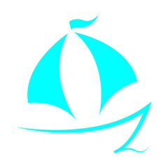 boat icon illustration vector