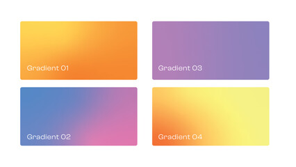 Modern Techy Gradients for Use in Background, PPT Slide Packaging and Digital Media