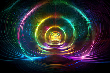 remote viewing of psychic scalar waves in the electromagnetic spectrum..AI generated