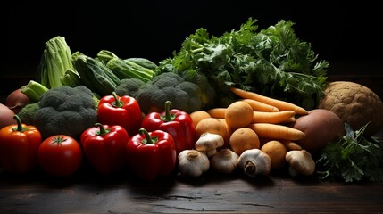 POTATOES AND OTHER WINTER VEGETABLES. HARVEST FOOD PHOTOGRAPHY BACKGROUND.