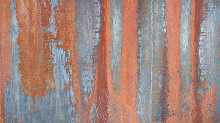 Iron plate, with beautiful rusty texture. 