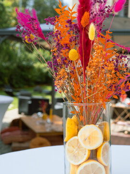 Fleurs dans un vase