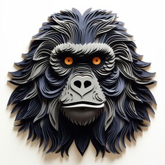 Fototapeta premium head of gorilla face