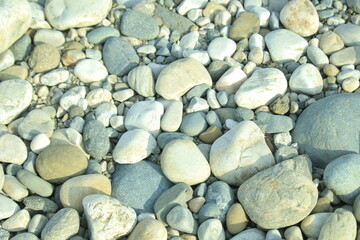 stone on the beach 