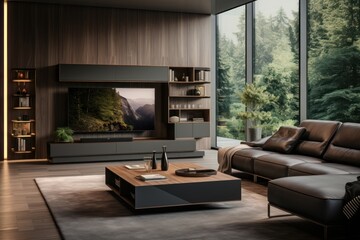 Your Living Room, Transformed: TV Cabinet Elegance and Chic Accents in Focus!