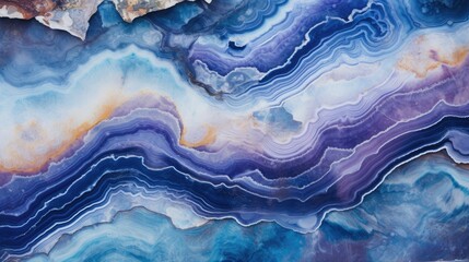 Fototapeta premium Purple and Blue Marble Pattern. Generative AI