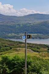 sign in the mountains