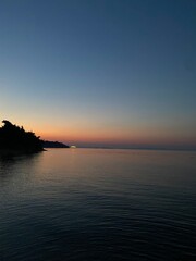 Fototapeta premium sunset over the sea